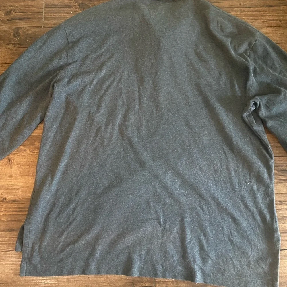Polo by Ralph Lauren Men's Gray Long Sleeve Shirt L